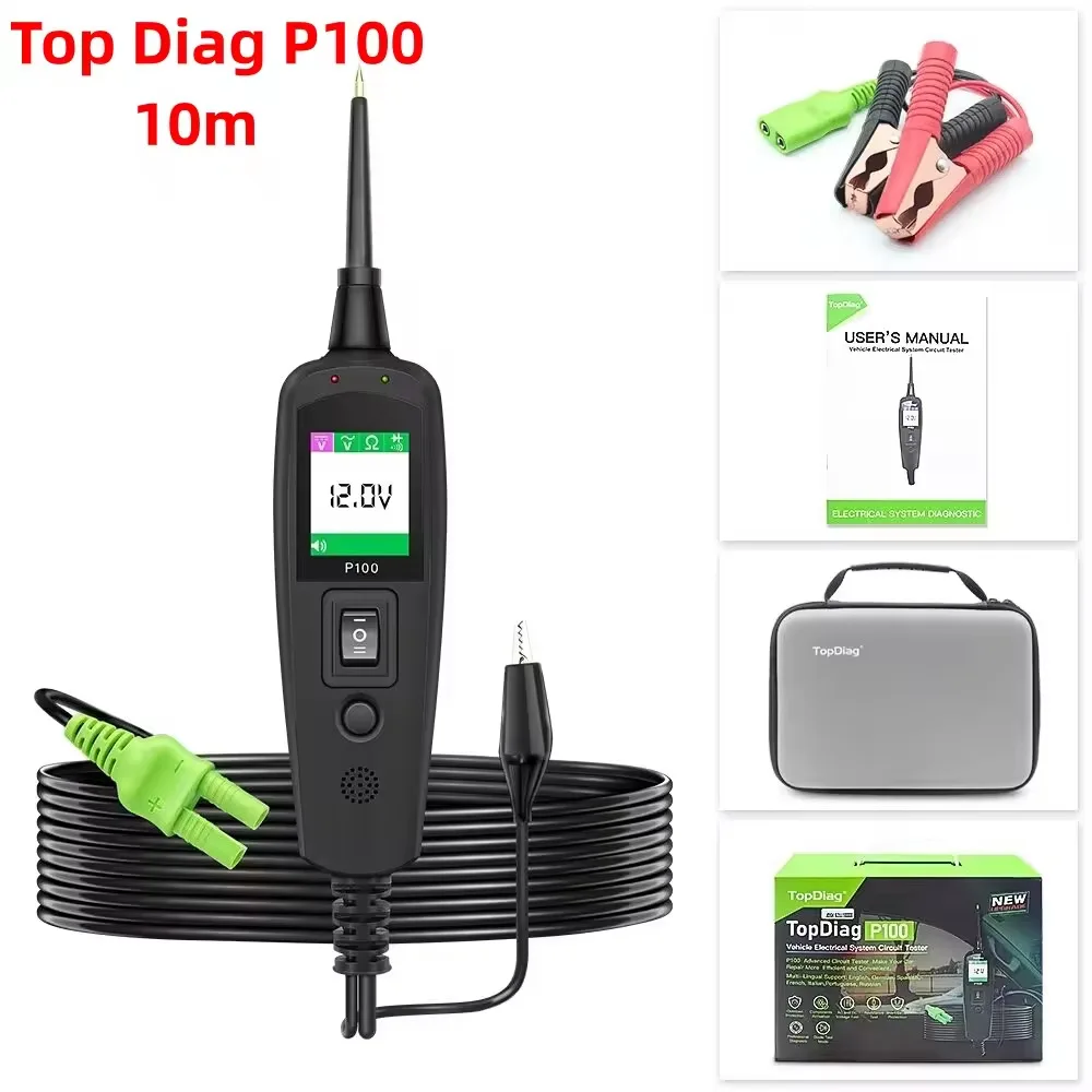 Cross-border JDiag/Topdiag P100 Automotive Circuit Battery Detector Automotive Circuit System Detector
Cross-border JDiag/Topdiag P100 Automotive Circuit Battery Detector Automotive Circuit System Detector