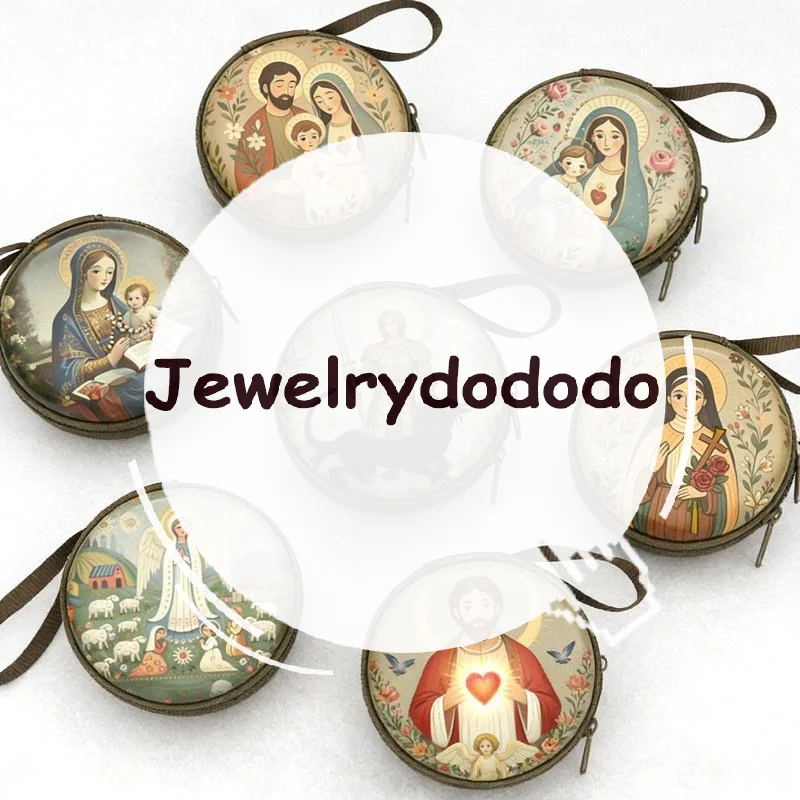 Круглая элегантная шкатулка для хранения молитвенных розариев, украшений, ожерелий и монет, с застежкой-молнией, в стиле металлического искусства, для религиозных принадлежностей.
Круглая элегантная шкатулка для хранения молитвенных розариев, украшений, ожерелий и монет, с застежкой-молнией, в стиле металлического искусства, для религиозных принадлежностей.