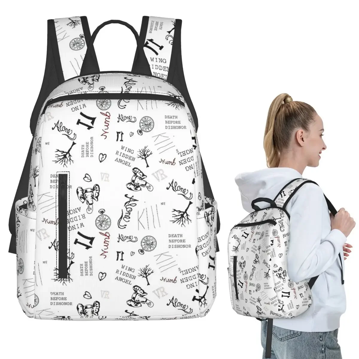 XXXTentacion Tattoos Wallpaper Backpack Backpack Student Boys Girls BookBag Kids School Bag Computer Shoulder Bags for Men Women
XXXTentacion Tattoos Wallpaper Backpack Backpack Student Boys Girls BookBag Kids School Bag Computer Shoulder Bags for Men Women