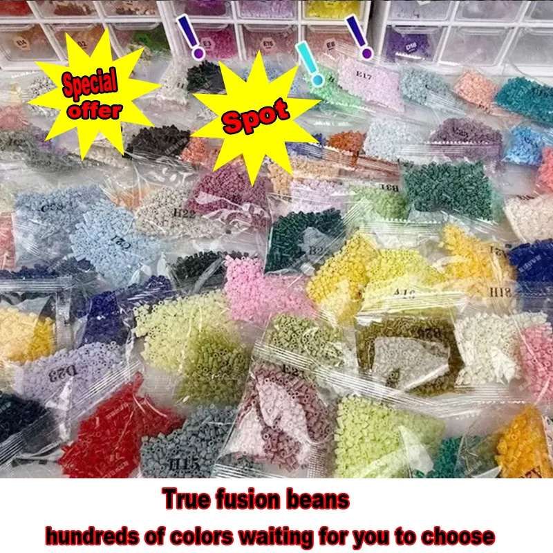 2.6MM 1000Pcs hama beads Pixel Art DIY Puzzle Kit For Kids, Iron Fuse beads High Quality Perler beads Handmade Gift Toy
2.6MM 1000Pcs hama beads Pixel Art DIY Puzzle Kit For Kids, Iron Fuse beads High Quality Perler beads Handmade Gift Toy