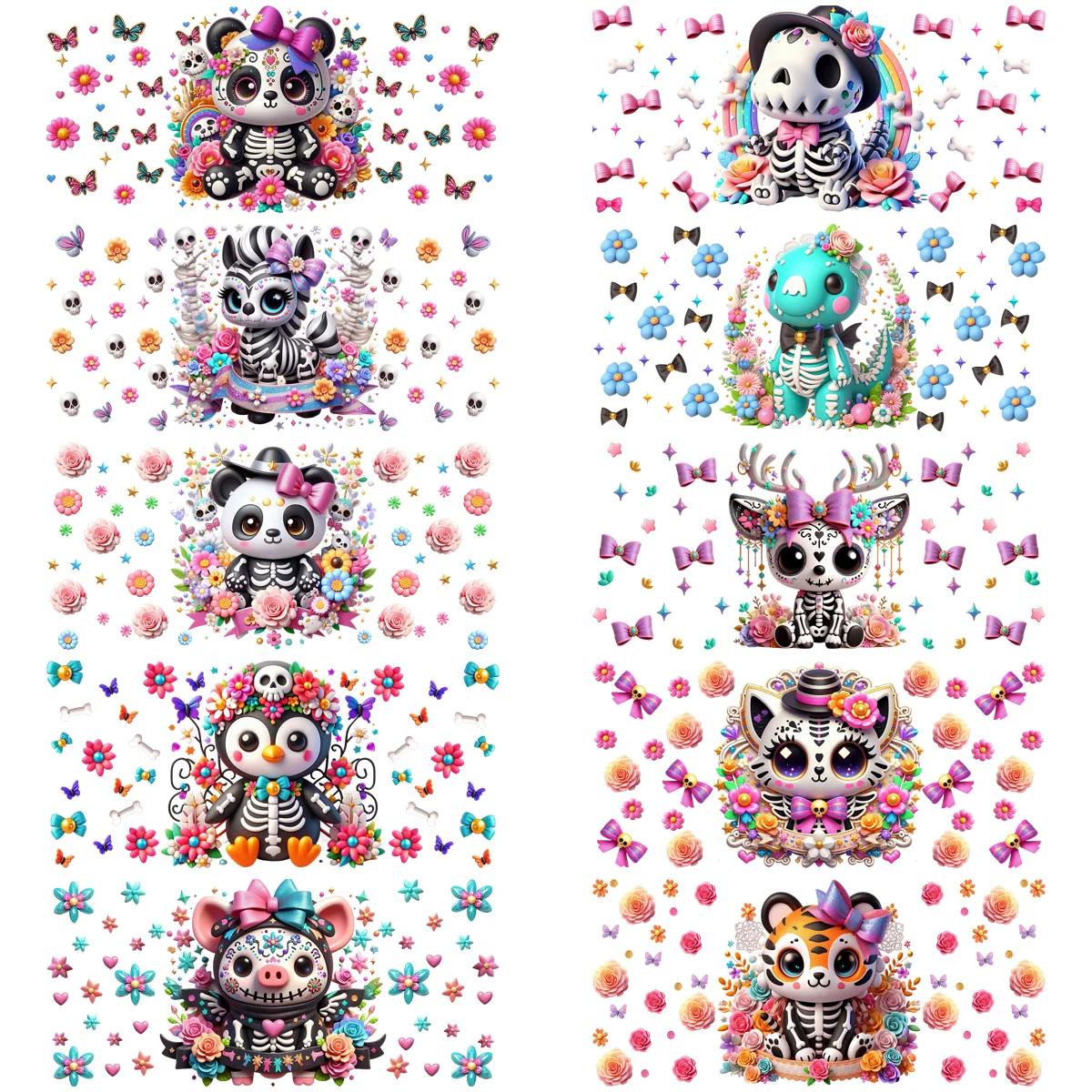 Halloween animals Series easy peel waterproof DIY Decals Retro Beauty 3D transfers uvdtf crystal sticker 16oz uv dtf cup wraps 
Halloween animals Series easy peel waterproof DIY Decals Retro Beauty 3D transfers uvdtf crystal sticker 16oz uv dtf cup wraps