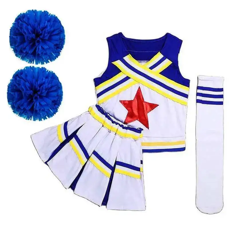 Competition Cheerleading Costume Pompoms Women Red Cheerleaders School Team Uniform Class Suit For Dancing Costumes
Competition Cheerleading Costume Pompoms Women Red Cheerleaders School Team Uniform Class Suit For Dancing Costumes