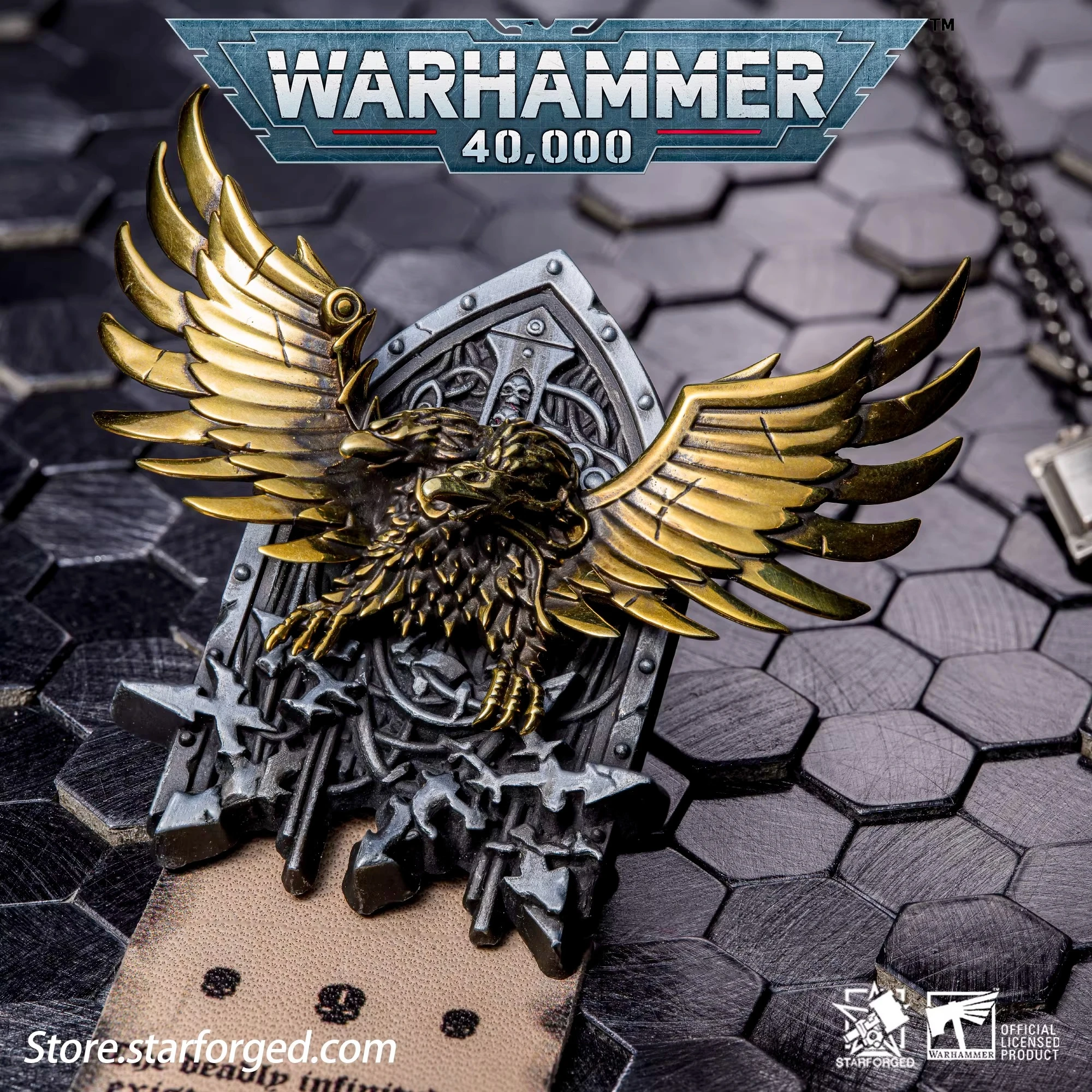 Медаль Star Casting Warhammer 40K: Серый Рыцарь-Мечоносец, Звездный Воин 2
Медаль Star Casting Warhammer 40K: Серый Рыцарь-Мечоносец, Звездный Воин 2