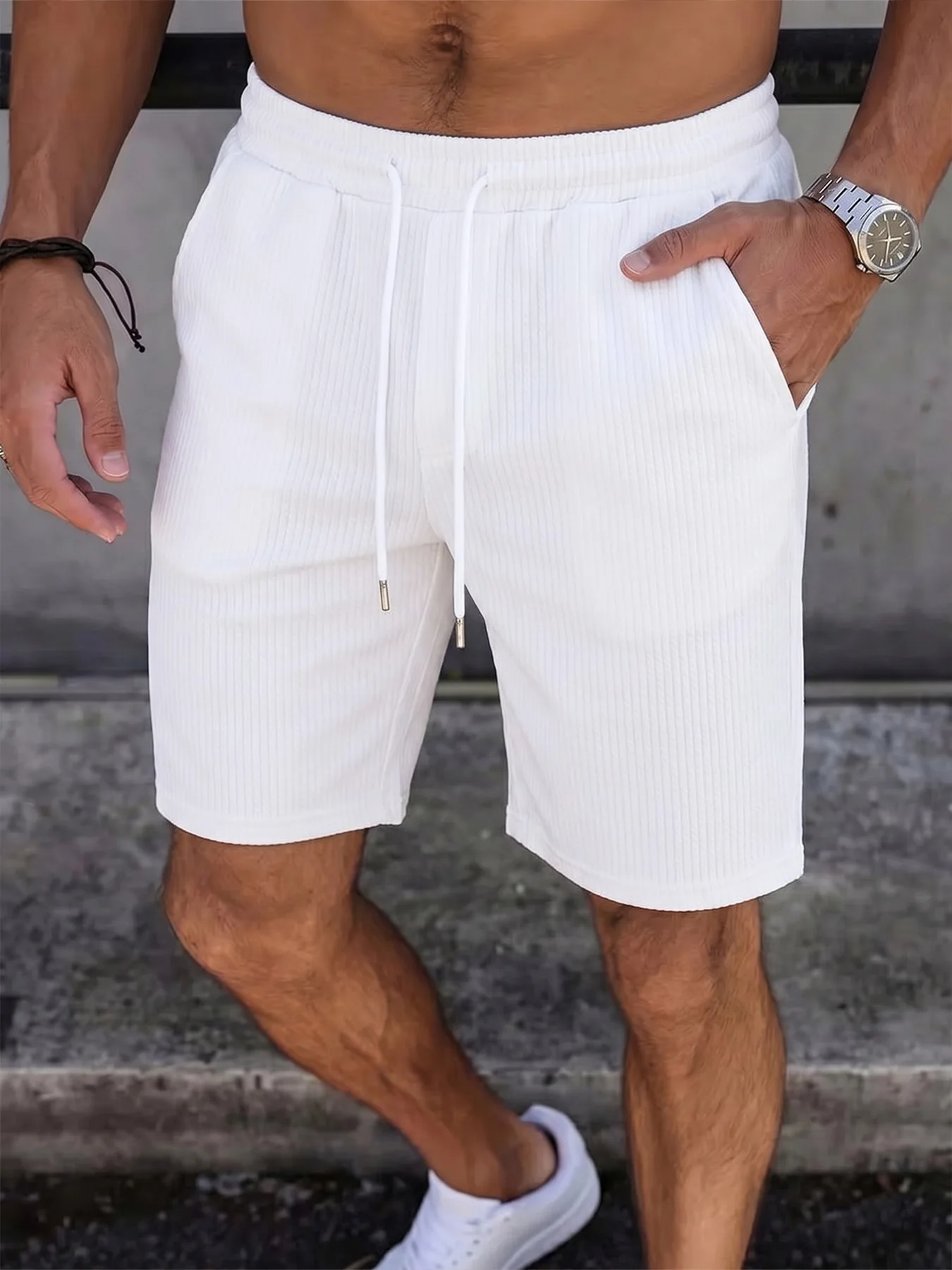 New Arrival Men's Summer Heavyweight Textured Pattern Casual Sporty Loose Trendy Beach Shorts, Comfortable and Stylish
New Arrival Men's Summer Heavyweight Textured Pattern Casual Sporty Loose Trendy Beach Shorts, Comfortable and Stylish
