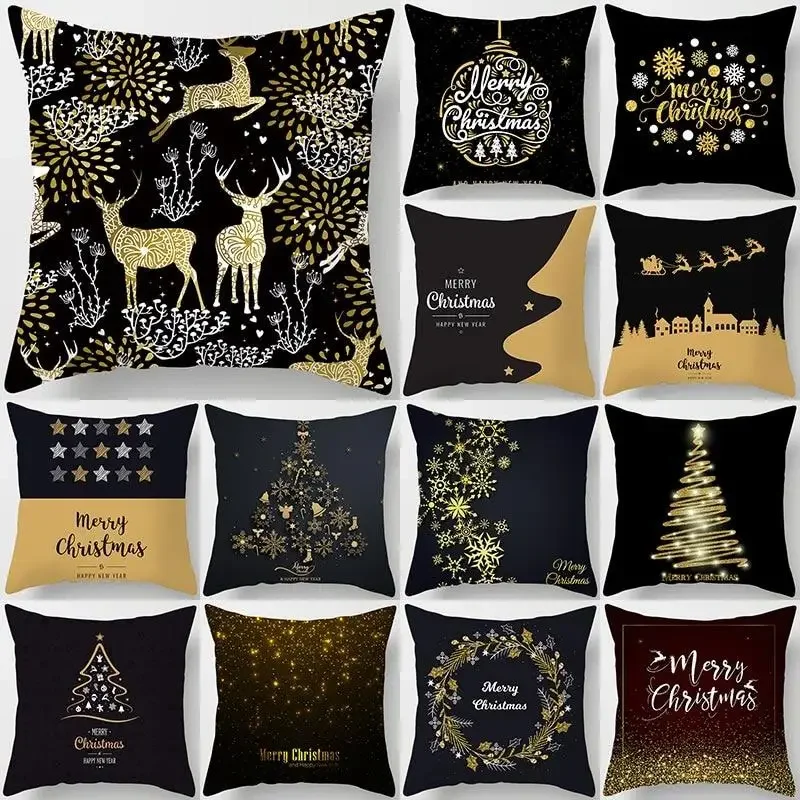 Golden Christmas Tree Deer Santa Claus Printed Square Pillowslip Polyester Cushion Cover Pillowcase Soft Car Seat Living Room
Golden Christmas Tree Deer Santa Claus Printed Square Pillowslip Polyester Cushion Cover Pillowcase Soft Car Seat Living Room