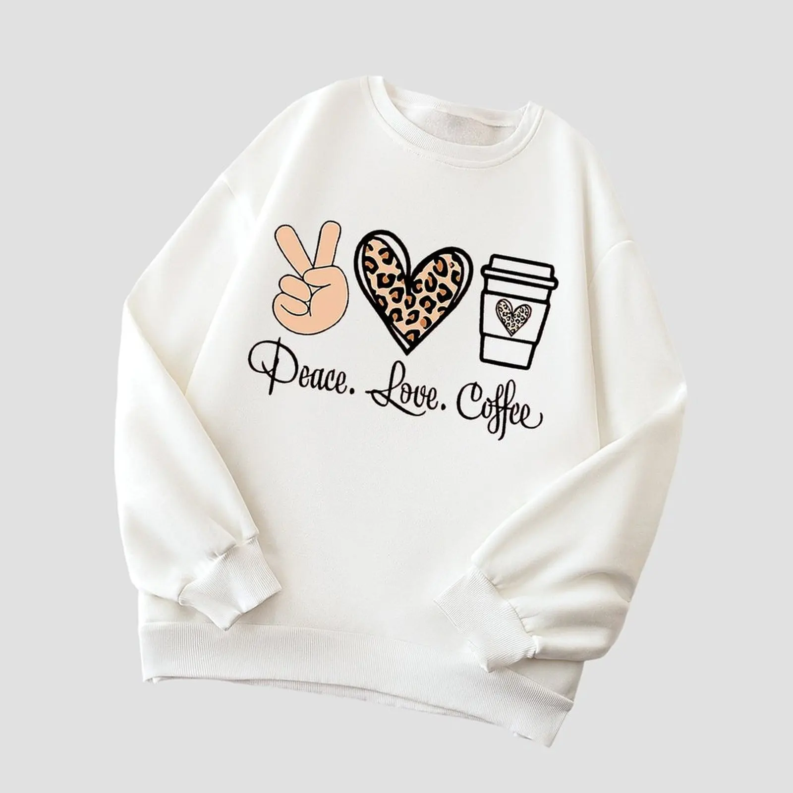 Woman Clothes 2025 O-Neck Sweatshirt Velvet Winter Casual Loose Comfort Printed Tops Sweater Warm Loose Fashion Pullover
Woman Clothes 2025 O-Neck Sweatshirt Velvet Winter Casual Loose Comfort Printed Tops Sweater Warm Loose Fashion Pullover