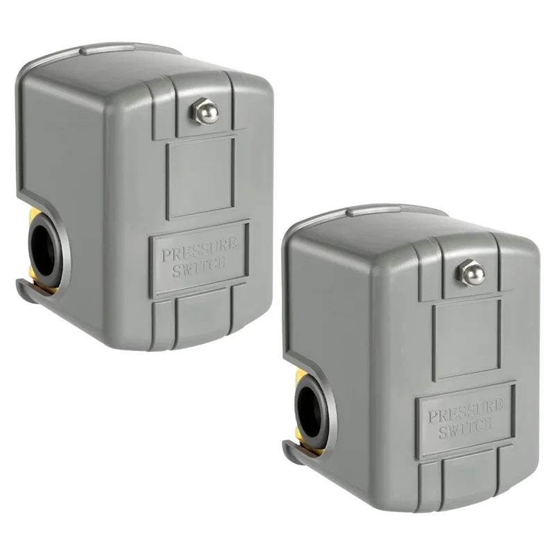 Y31A 2Pc Pessure Switch for Well Pump, 30-50Psi Water Pressure Switch, 1/4In Female NPT Water Pump Pressure Control Switch
Y31A 2Pc Pessure Switch for Well Pump, 30-50Psi Water Pressure Switch, 1/4In Female NPT Water Pump Pressure Control Switch