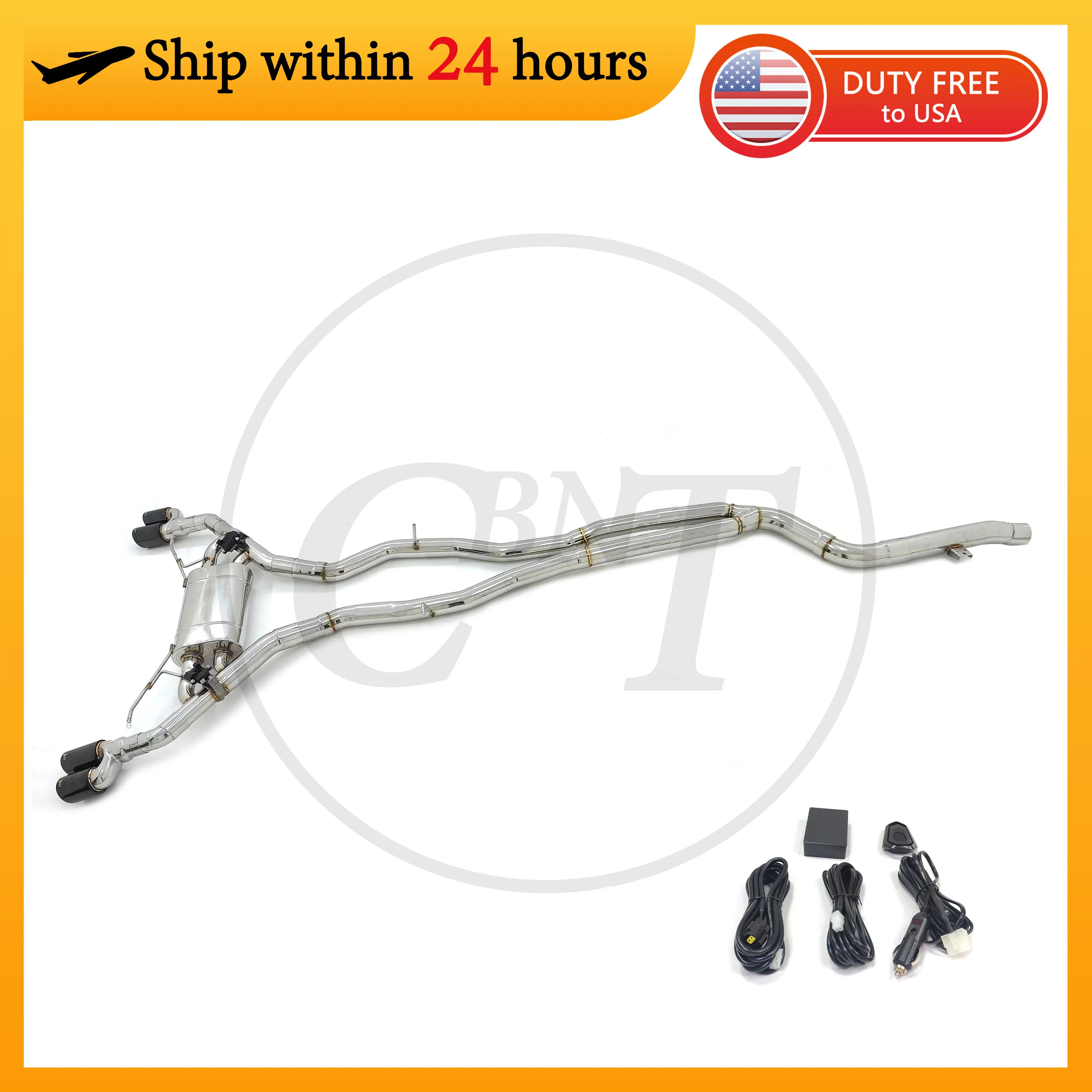 CBNT Fast Shipping X3 M40i Exhaust Valvetronic Muffler Catback for BMW X3 X4 G01 G02 M40i B58 3.0T Exhaust-pipe Easy Install
CBNT Fast Shipping X3 M40i Exhaust Valvetronic Muffler Catback for BMW X3 X4 G01 G02 M40i B58 3.0T Exhaust-pipe Easy Install