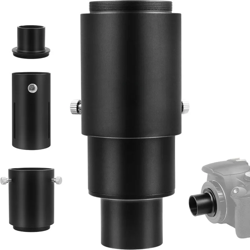 1.25" Telescope T Thread Camera Adapter for Prime Focus and Variable Eyepiece Projection Photography
1.25" Telescope T Thread Camera Adapter for Prime Focus and Variable Eyepiece Projection Photography