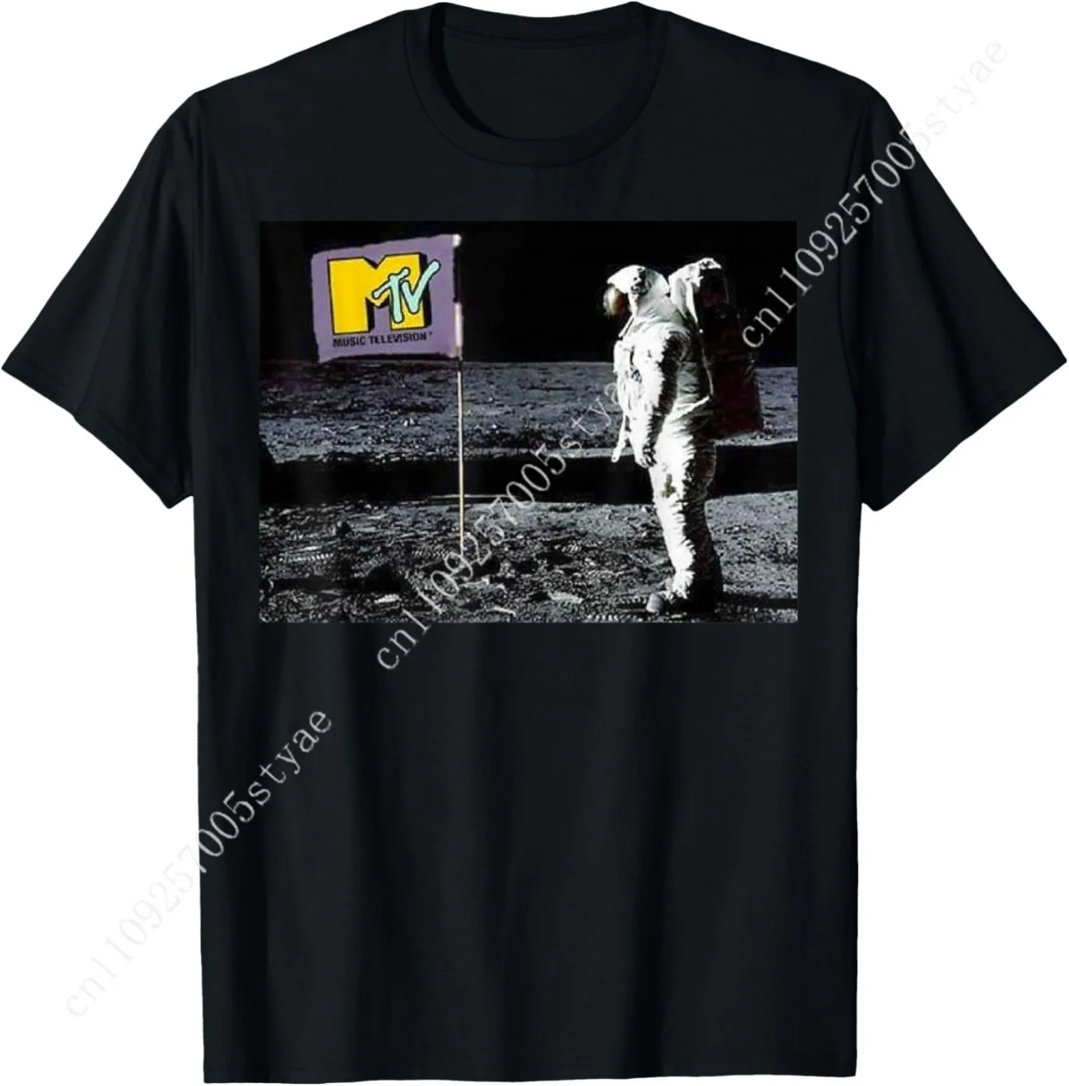 MTV Man On The Moon Logo Flag Graphic Short Sleeve T-Shirt
MTV Man On The Moon Logo Flag Graphic Short Sleeve T-Shirt