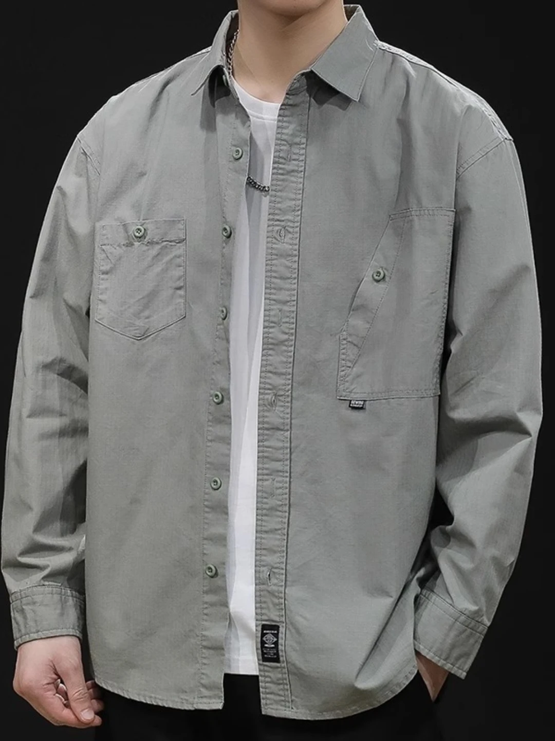 Мужская удлиненная свободная повседневная верхняя одежда из 100% хлопка, очень большого размера, весна-осень
Мужская удлиненная свободная повседневная верхняя одежда из 100% хлопка, очень большого размера, весна-осень