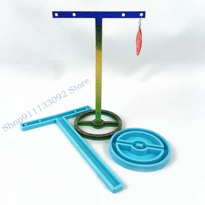 H9ED Dishay Stand Hanger Epoxy Resin Серьга для подключения к листовату силиконовой плесени
H9ED Dishay Stand Hanger Epoxy Resin Серьга для подключения к листовату силиконовой плесени