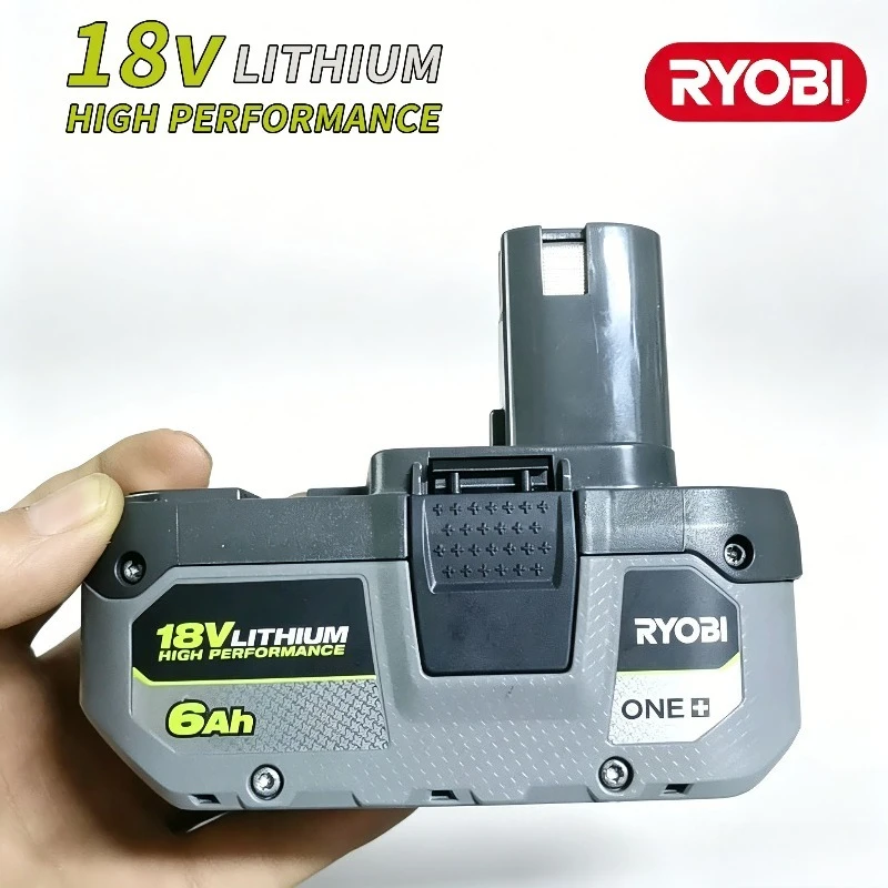 High Capacity RYOBI ONE+ 8.0Ah 18V Lithium Battery, No Memory Effect, Low Self Discharge, Works with All ONE+ Series Tools
High Capacity RYOBI ONE+ 8.0Ah 18V Lithium Battery, No Memory Effect, Low Self Discharge, Works with All ONE+ Series Tools