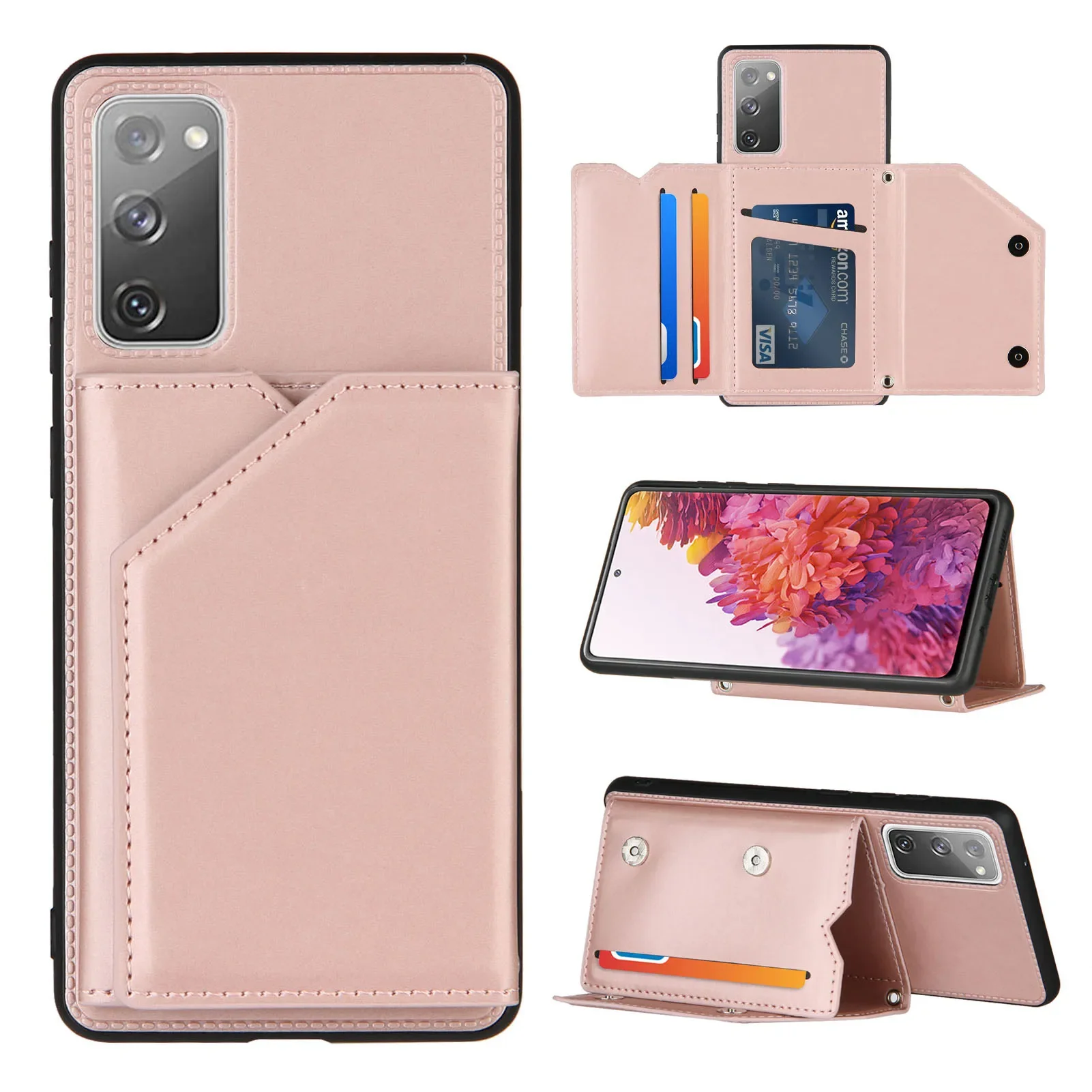 Soft TPU Frame Phone Case For Samsung Galaxy S21 S20 FE S23 S22 Plus Note 20 Ultra A53 A52 Pu Leather Wallet Card Slots Cover
Soft TPU Frame Phone Case For Samsung Galaxy S21 S20 FE S23 S22 Plus Note 20 Ultra A53 A52 Pu Leather Wallet Card Slots Cover