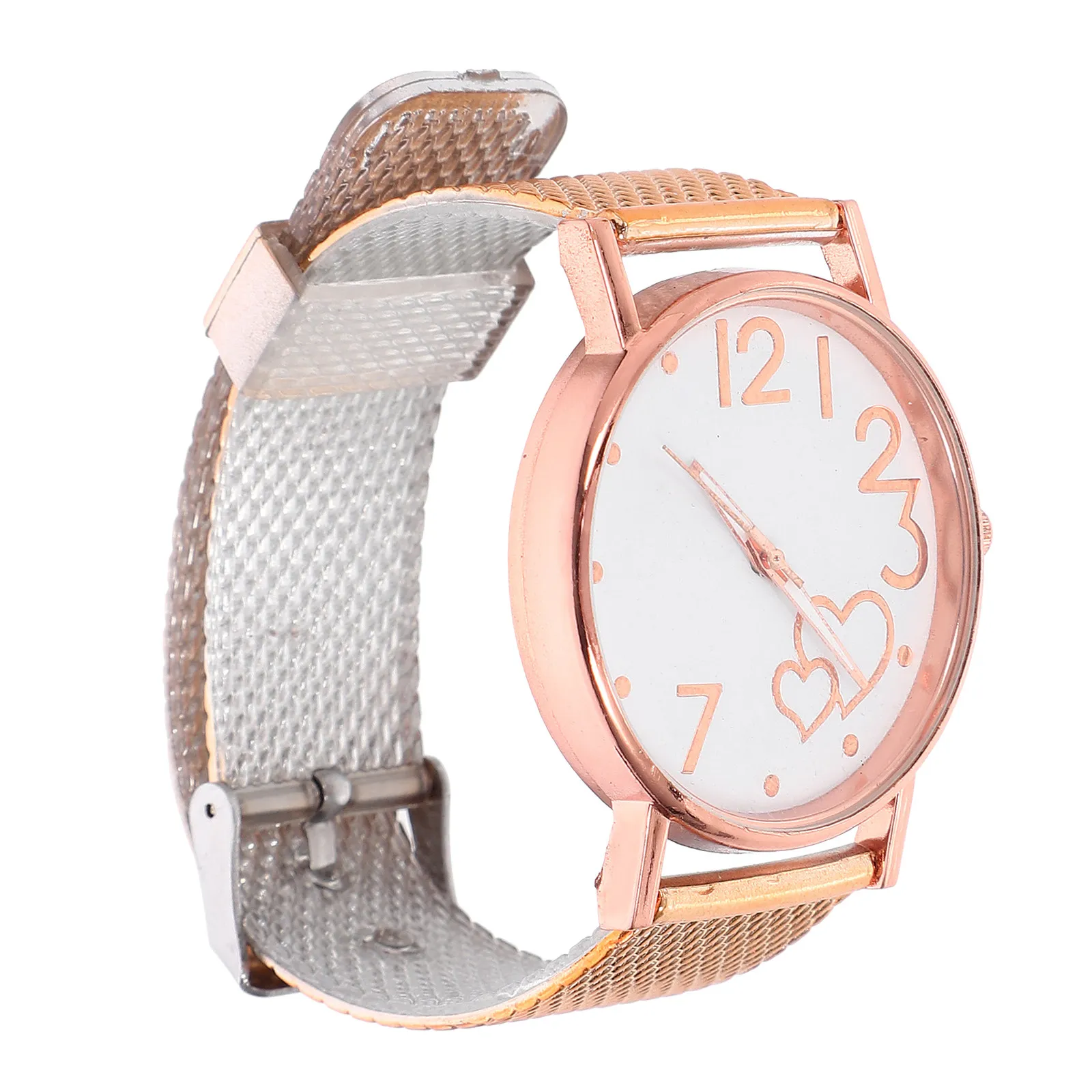 Women Quartz Watch Rosy Gold Mesh Band Alloy Case Fashion Bracelet Watch Durable Elegant Gift for Birthday Christmas Mother Day
Women Quartz Watch Rosy Gold Mesh Band Alloy Case Fashion Bracelet Watch Durable Elegant Gift for Birthday Christmas Mother Day