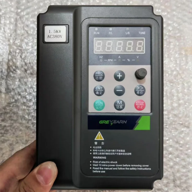 Подержанный преобразователь частоты GRE-TK100-1D5G-4 1,5 кВт, тест ОК, на складе, быстрая доставка
Подержанный преобразователь частоты GRE-TK100-1D5G-4 1,5 кВт, тест ОК, на складе, быстрая доставка