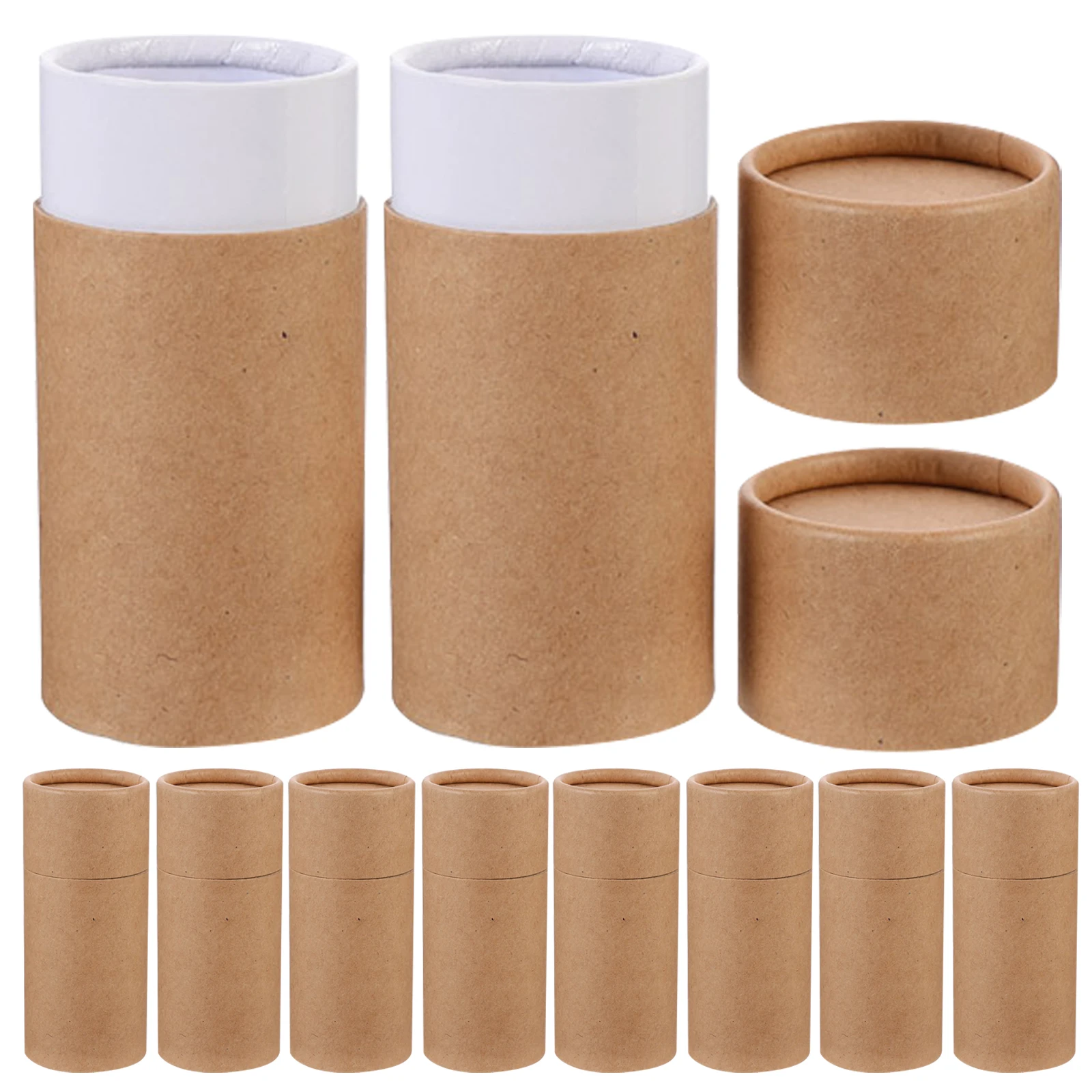 10pcs Paper Cylinder Boxes for Essential Oils Brown Storage Cans Gift Containers Packaging Tubes Wedding Party Decor Supplies
10pcs Paper Cylinder Boxes for Essential Oils Brown Storage Cans Gift Containers Packaging Tubes Wedding Party Decor Supplies