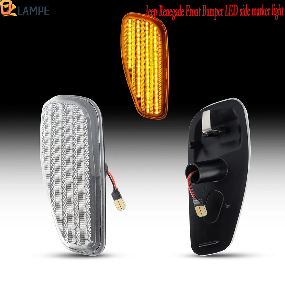 2PCS Dynamic/Normal Flash LED Side Marker Light for Jeep Renegade 2015-2017 Car Turn Signal Indicator Side Marker Light
2PCS Dynamic/Normal Flash LED Side Marker Light for Jeep Renegade 2015-2017 Car Turn Signal Indicator Side Marker Light