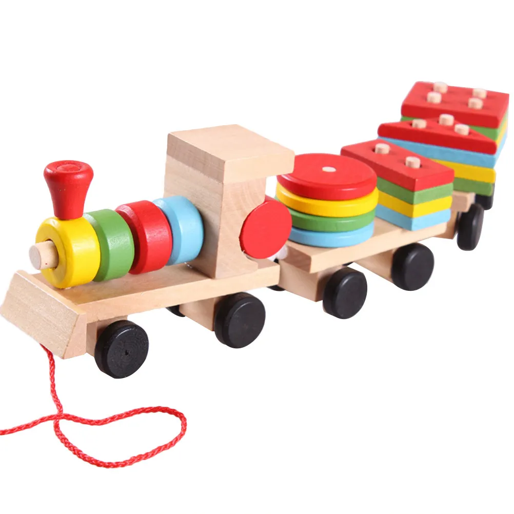1Set Kids Wooden Train Three Sections Educational Playthings Early for Children Parent Child Interaction Color
1Set Kids Wooden Train Three Sections Educational Playthings Early for Children Parent Child Interaction Color