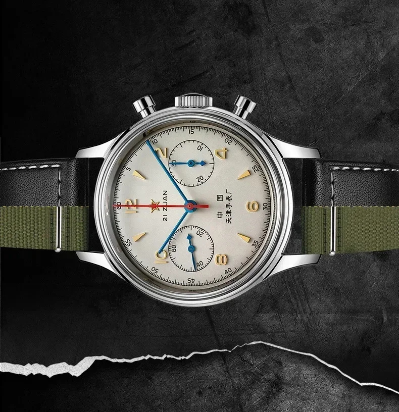 1963 Pilot Model Watch - 42mm - Waterproof - Reflective Quartz Chronograph Watch for Men
1963 Pilot Model Watch - 42mm - Waterproof - Reflective Quartz Chronograph Watch for Men