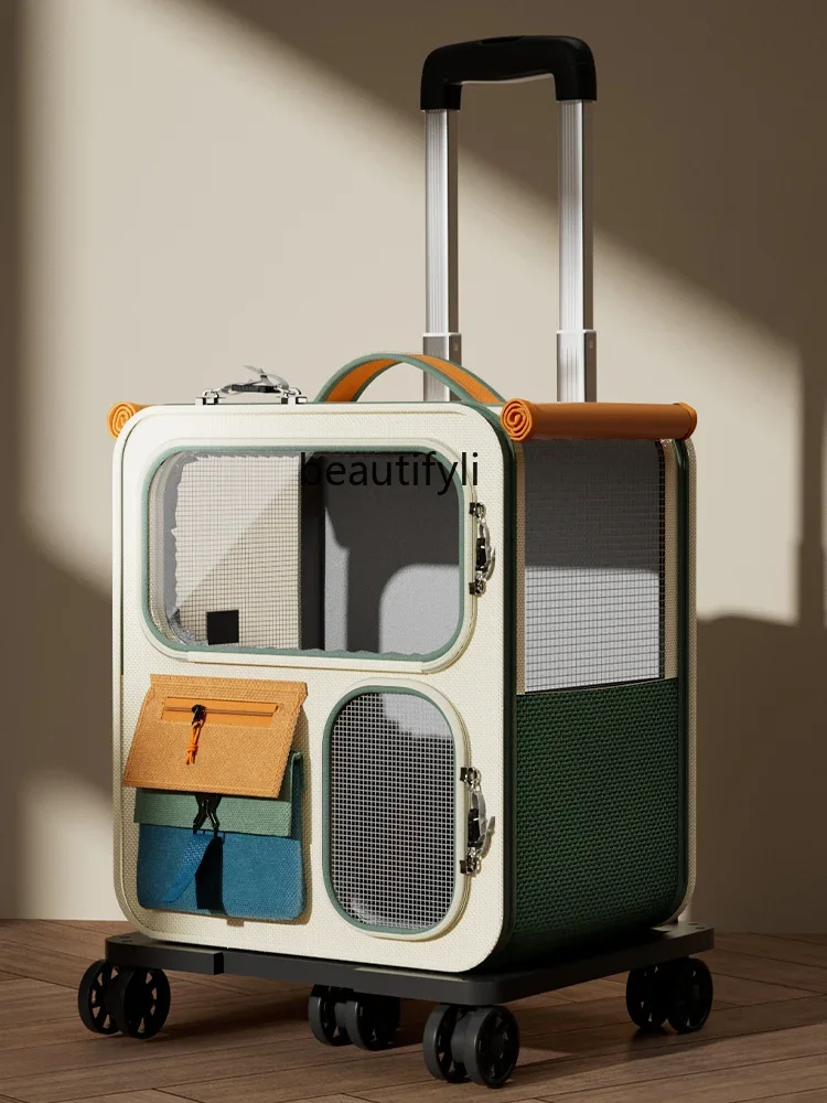 Outdoor Portable Cat Backpack Pet Trolley Bag Backpack Car Artifact Dog Large Capacity Luggage
Outdoor Portable Cat Backpack Pet Trolley Bag Backpack Car Artifact Dog Large Capacity Luggage