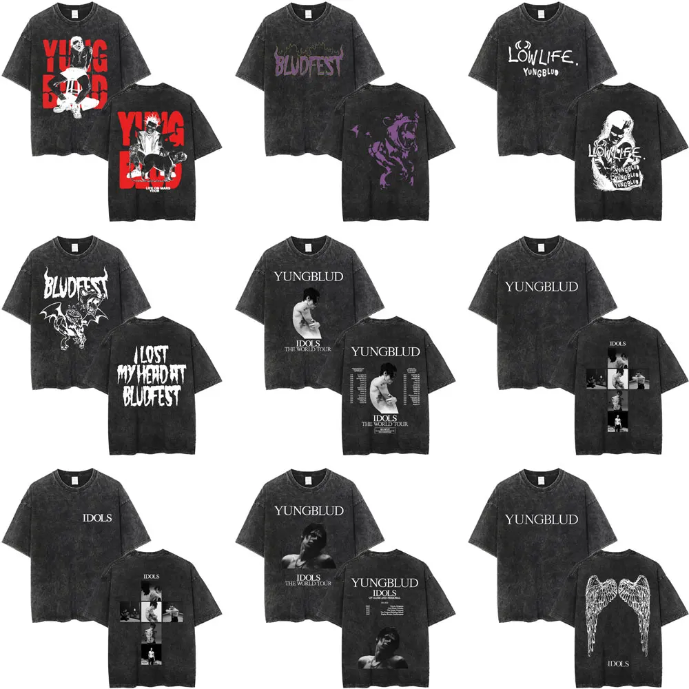 Washed Vintage Yungblud Graphic T Shirt IDOLS The World Tour 2025 Merch T-shirts Summer Men Women Hip Hop Rock Oversized T-shirt
Washed Vintage Yungblud Graphic T Shirt IDOLS The World Tour 2025 Merch T-shirts Summer Men Women Hip Hop Rock Oversized T-shirt