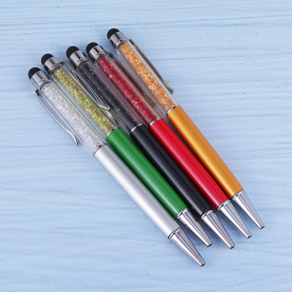 5pcs Capacitive Rhinestone Stylus Pen Black Pen Multifunctional Green Body Rhinestone Stylus for Phone PC Screen
5pcs Capacitive Rhinestone Stylus Pen Black Pen Multifunctional Green Body Rhinestone Stylus for Phone PC Screen
