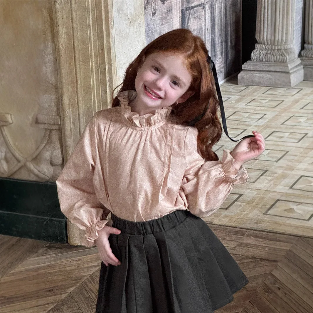Girls Suits 2025 Spring and Summer New Childrens Wear Girls Baby Retro Floral Lotus Collar Shirt Pleated Skirt Two-piece Set
Girls Suits 2025 Spring and Summer New Childrens Wear Girls Baby Retro Floral Lotus Collar Shirt Pleated Skirt Two-piece Set