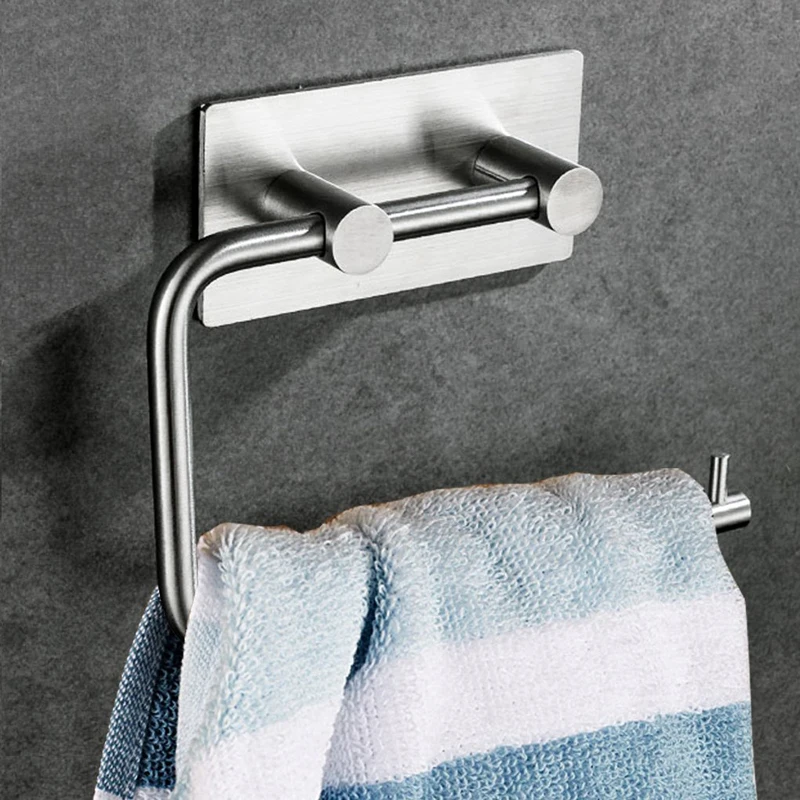 Toilet Paper Holder Durable Brushed Rustproof Wall Mounted Stainless Steel Paper Tissue Hanger Towel Hook For Kitchen Hotel
Toilet Paper Holder Durable Brushed Rustproof Wall Mounted Stainless Steel Paper Tissue Hanger Towel Hook For Kitchen Hotel