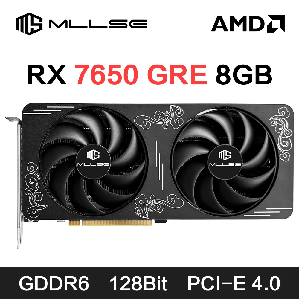 Видеокарта MLLSE RX7650 GRE 8 ГБ AMD GPU GDDR6 128-битная 8-контактная игровая карта с поддержкой настольного процессора rx 7650 gre 8 ГБ Placa De Video
Видеокарта MLLSE RX7650 GRE 8 ГБ AMD GPU GDDR6 128-битная 8-контактная игровая карта с поддержкой настольного процессора rx 7650 gre 8 ГБ Placa De Video