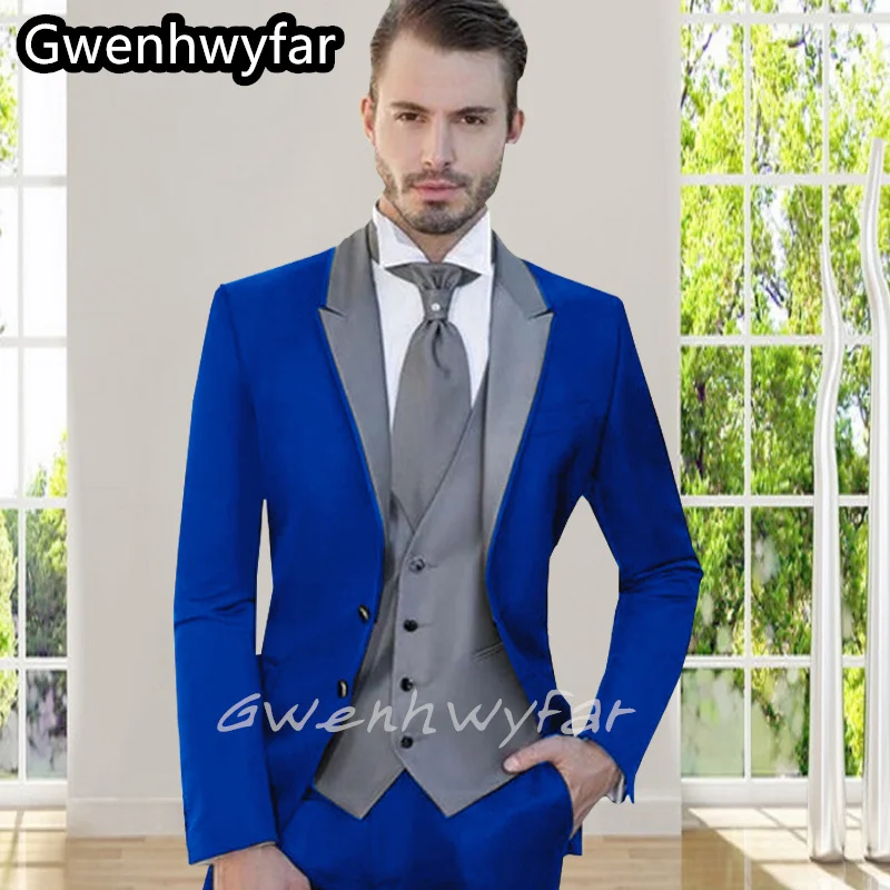Gwenhwyar Royal Blue High Quality Best Men's Suit Spring Autumn Lapel Daily Travel Outer Jacket Vest Pants Bow Tie
Gwenhwyar Royal Blue High Quality Best Men's Suit Spring Autumn Lapel Daily Travel Outer Jacket Vest Pants Bow Tie