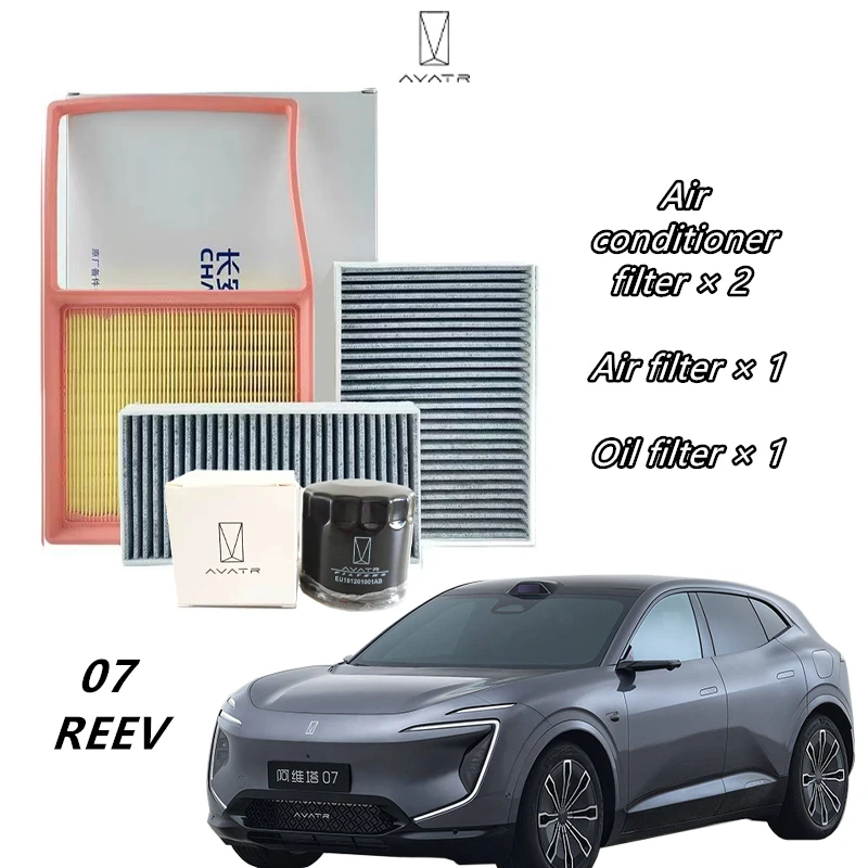 Filter Element set for AVATR 07 REEV,Air/AC/Oil Filter Elements,Efficient filtration,Activated carbon
Filter Element set for AVATR 07 REEV,Air/AC/Oil Filter Elements,Efficient filtration,Activated carbon