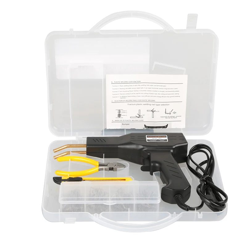 Car Bumper Repair Welding Gun Hot Stapler Plastic Welding Machine Bumper Repair Kit Soldering Iron For Plastic Repair Auto Tool
Car Bumper Repair Welding Gun Hot Stapler Plastic Welding Machine Bumper Repair Kit Soldering Iron For Plastic Repair Auto Tool
