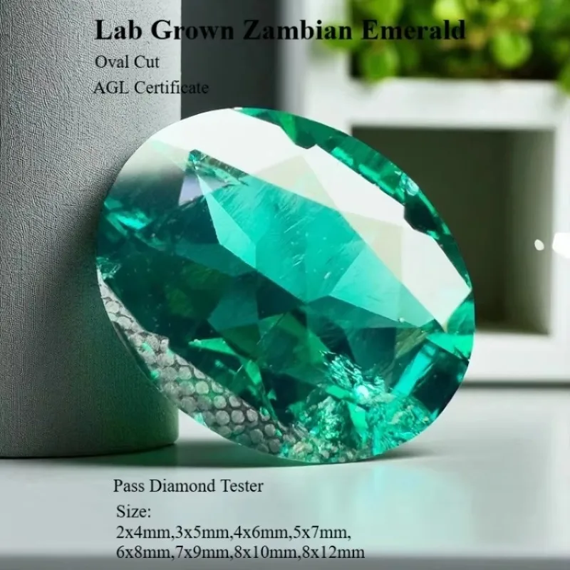 Lab Grown Zambian Emerald- Hydrothermal, Hand-Cut, Oval Cut Loose Gemstone With Certificate For Jewelry Diy Making
Lab Grown Zambian Emerald- Hydrothermal, Hand-Cut, Oval Cut Loose Gemstone With Certificate For Jewelry Diy Making