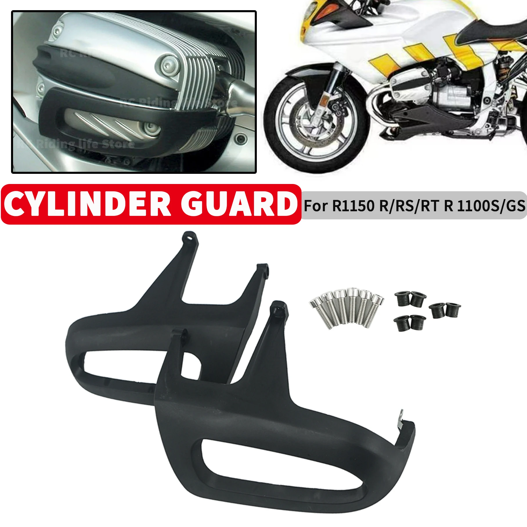 Motorcycle Cylinder Guard for BMW R1150R R1150RS R1150RT R1100S 1100GS 2021 2022 2023 Engine Head Protector Side Cover R 1100 S
Motorcycle Cylinder Guard for BMW R1150R R1150RS R1150RT R1100S 1100GS 2021 2022 2023 Engine Head Protector Side Cover R 1100 S