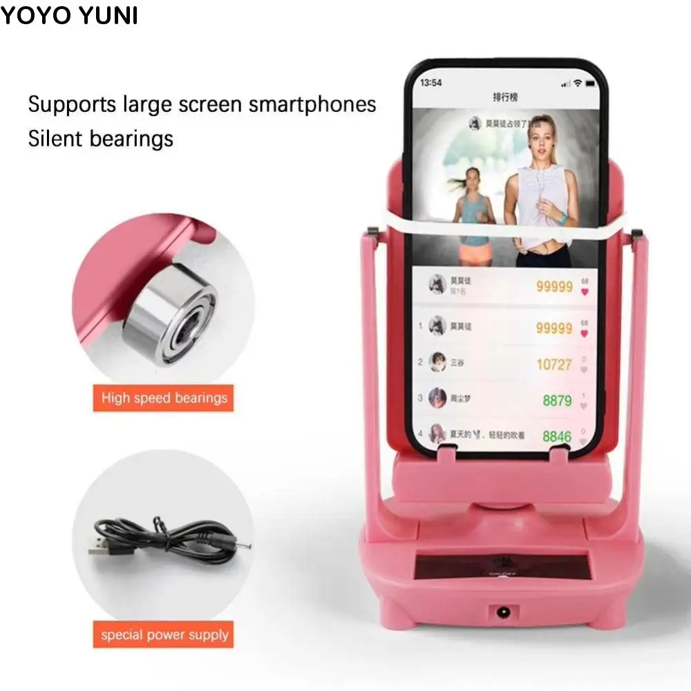 Plastic Desk Walking Swing Bracket Bearing Type Silent Desktop Phone Stand USB Cable Automatic Device Phone Holder Pedometer
Plastic Desk Walking Swing Bracket Bearing Type Silent Desktop Phone Stand USB Cable Automatic Device Phone Holder Pedometer