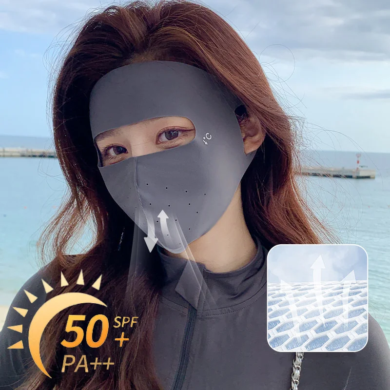 Gini Sunscreen Mask Full Face Coverage Ice Silk UV Protection Running Cycling Fishing Face Mask Summer Breathable Ice Silk Mask
Gini Sunscreen Mask Full Face Coverage Ice Silk UV Protection Running Cycling Fishing Face Mask Summer Breathable Ice Silk Mask