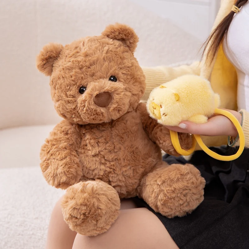 35 см Kawaii Fluffly Little Bear, плюшевая кукла, мягкие игрушки, бурый медведь с капибарой, рюкзак, милые мягкие детские игрушки для девочек, подарки
35 см Kawaii Fluffly Little Bear, плюшевая кукла, мягкие игрушки, бурый медведь с капибарой, рюкзак, милые мягкие детские игрушки для девочек, подарки