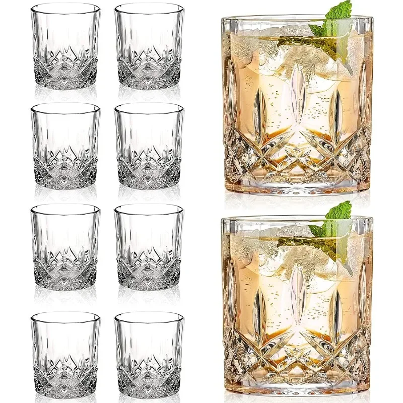 Crystal Glasses Set of 8(Buy 6, get 2 Free), 11 OZ Old Fashioned Glasses, Glasses
Crystal Glasses Set of 8(Buy 6, get 2 Free), 11 OZ Old Fashioned Glasses, Glasses