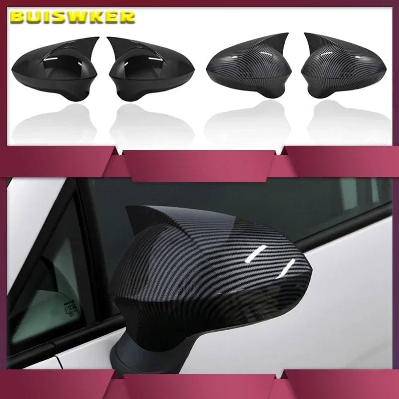 For Seat Ibiza 2008-2017 Mirror Cover Piano Black Exterior Accessories Carbon fiber glossy black style
For Seat Ibiza 2008-2017 Mirror Cover Piano Black Exterior Accessories Carbon fiber glossy black style