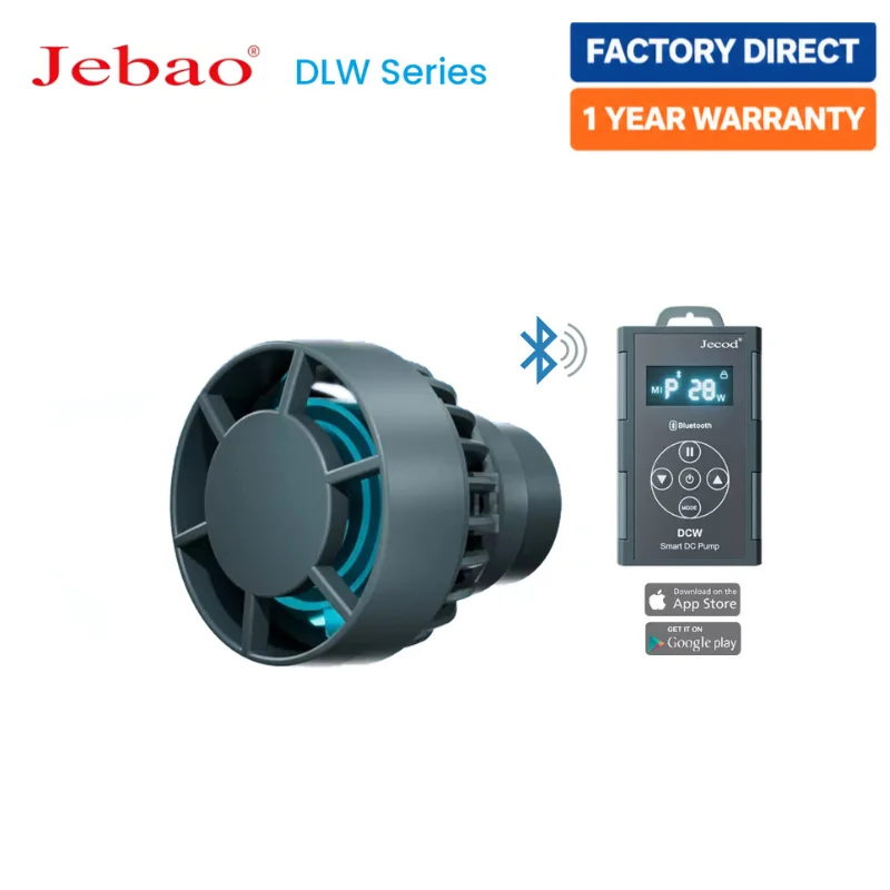 Jebao Jecod DLW-5/20 Series Bluetooth Wave Pump for Aquarium App Control DC Saltwater Fish Tank Intelligent Mute Water Pump
Jebao Jecod DLW-5/20 Series Bluetooth Wave Pump for Aquarium App Control DC Saltwater Fish Tank Intelligent Mute Water Pump