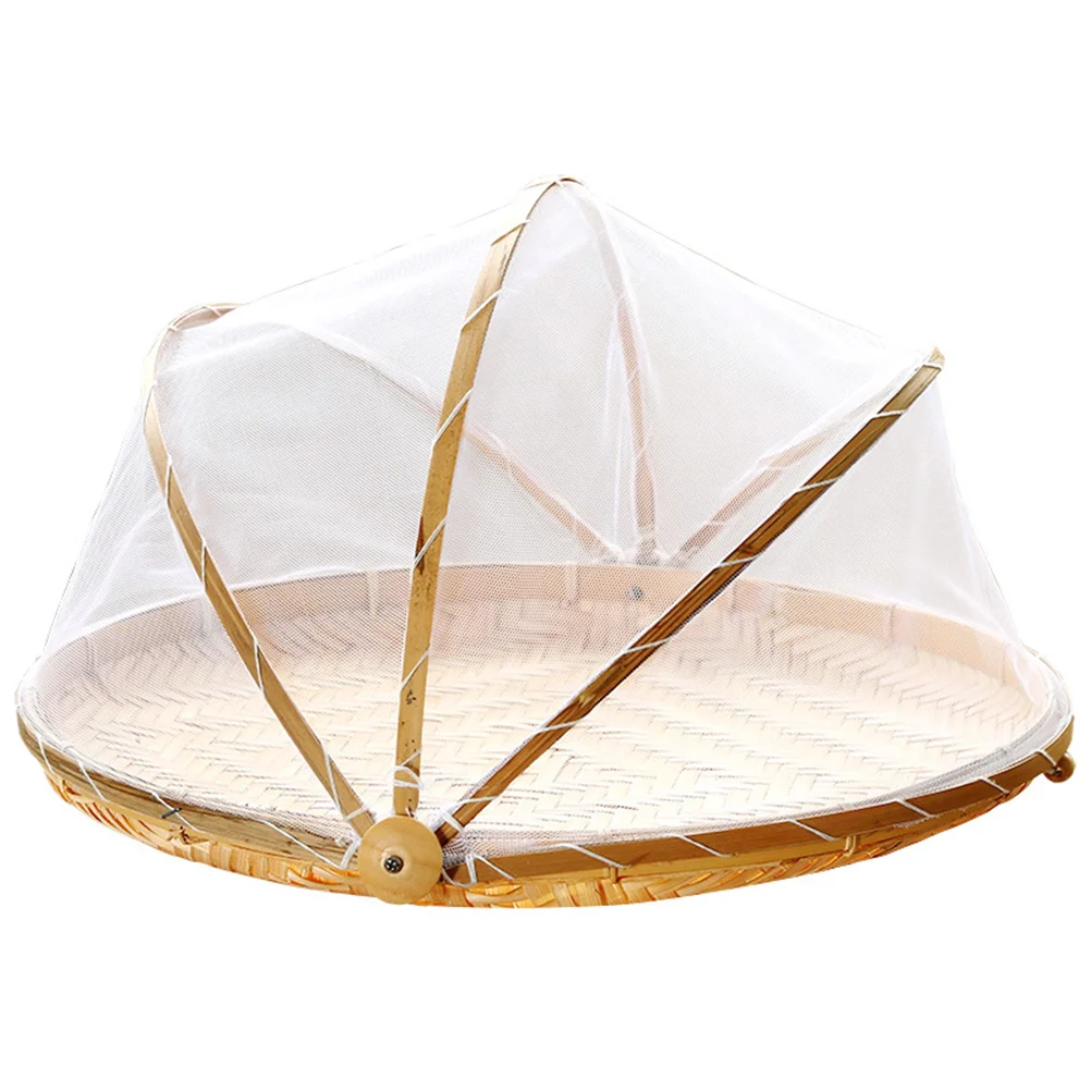 Fly Proof Bamboo Basket Small Round Size for Bread Fruit Vegetable Storage Tent Keeps Food Clean Kitchen Bar Use
Fly Proof Bamboo Basket Small Round Size for Bread Fruit Vegetable Storage Tent Keeps Food Clean Kitchen Bar Use