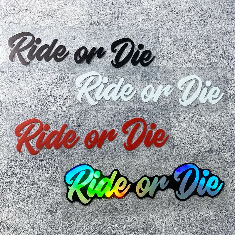 1PC Ride or Die Waterproof Vinyl Stickers For Motorcycle Fuel Tank Side Panel Helmet Scooter MTB Bike
1PC Ride or Die Waterproof Vinyl Stickers For Motorcycle Fuel Tank Side Panel Helmet Scooter MTB Bike