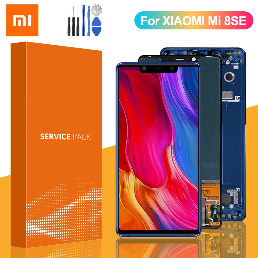 100% Original Display For Xiaomi Mi 8 SE LCD Display Touch Screen Digitizer Assembly With Frame For Xiaomi Mi 8 se LCD Screen
100% Original Display For Xiaomi Mi 8 SE LCD Display Touch Screen Digitizer Assembly With Frame For Xiaomi Mi 8 se LCD Screen