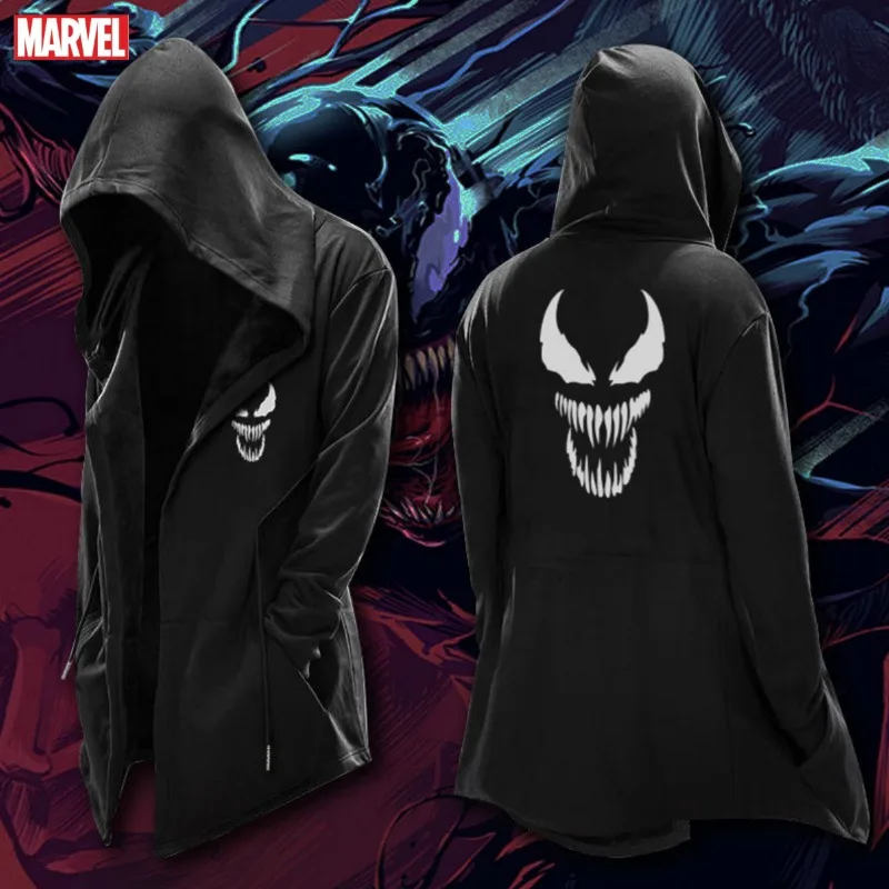 Marvel Venom Peripheral Movies mid-length windbreaker autumn and winter boys' warm plus velvet simple versatile casual jacket
Marvel Venom Peripheral Movies mid-length windbreaker autumn and winter boys' warm plus velvet simple versatile casual jacket