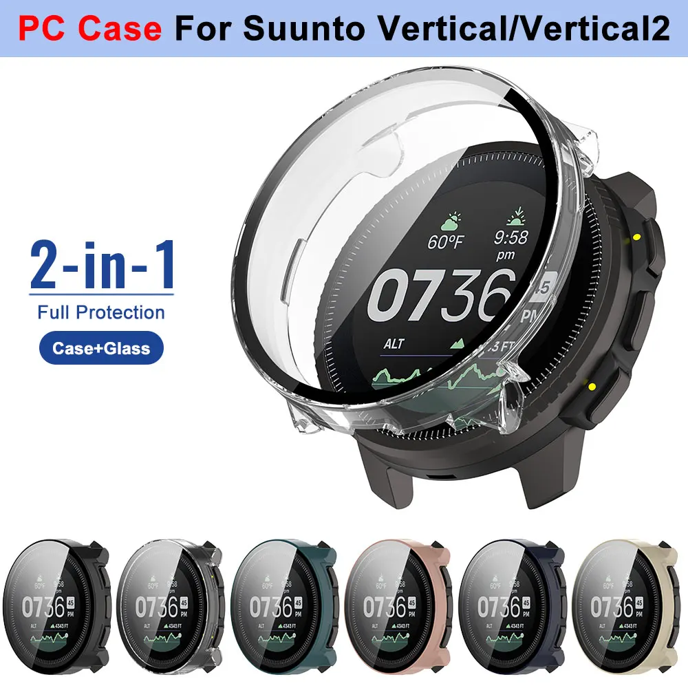 For Suunto Vertical Glass Film + PC Case All-around Bumper Anti-scratch Protective Cover+ Screen Protector For Suunto Vertical 2
For Suunto Vertical Glass Film + PC Case All-around Bumper Anti-scratch Protective Cover+ Screen Protector For Suunto Vertical 2