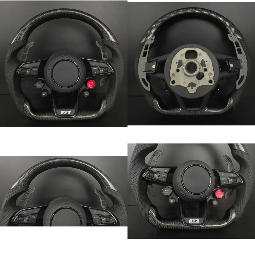 Carbon Fiber for Leather D-shaped Sport Steering Wheel for Golf VIII R-Line Custom Perforated
Carbon Fiber for Leather D-shaped Sport Steering Wheel for Golf VIII R-Line Custom Perforated