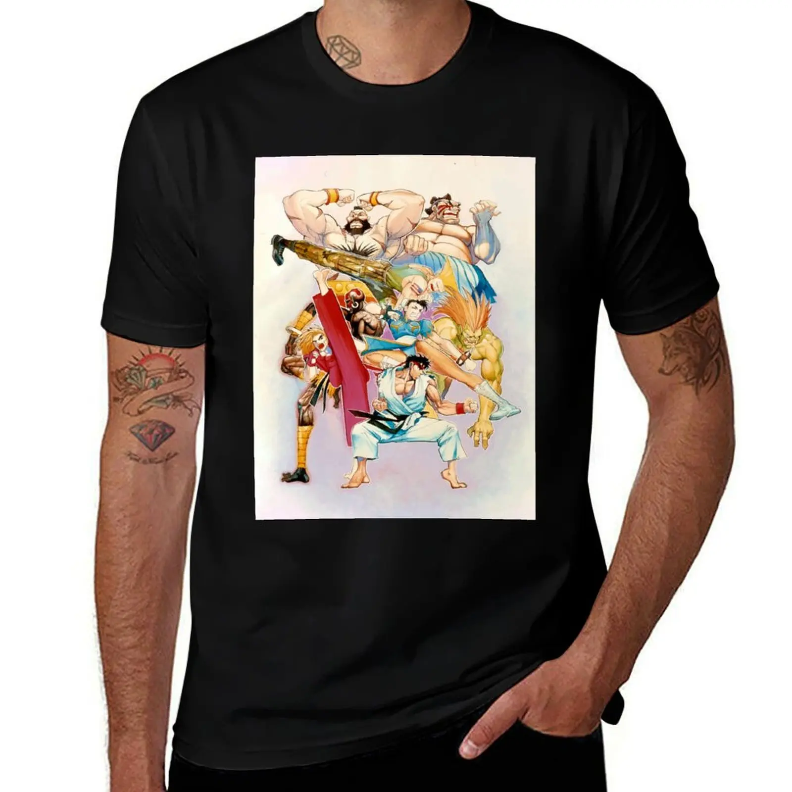 Футболка Street Fighter 2, классические персонажи, незаменимая футболка с графикой, футболка с короткими рукавами, мужские хлопковые футболки
Футболка Street Fighter 2, классические персонажи, незаменимая футболка с графикой, футболка с короткими рукавами, мужские хлопковые футболки
