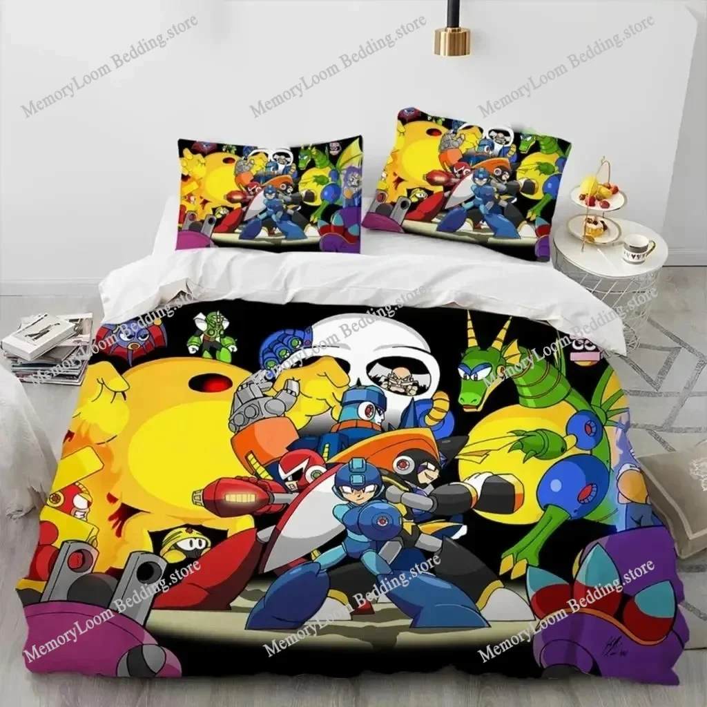 3D Print Rockman Megaman Game Cartoon Bedding Set Boys Girls Twin Queen Size Duvet Cover Pillowcase Bed Kids Adult
3D Print Rockman Megaman Game Cartoon Bedding Set Boys Girls Twin Queen Size Duvet Cover Pillowcase Bed Kids Adult