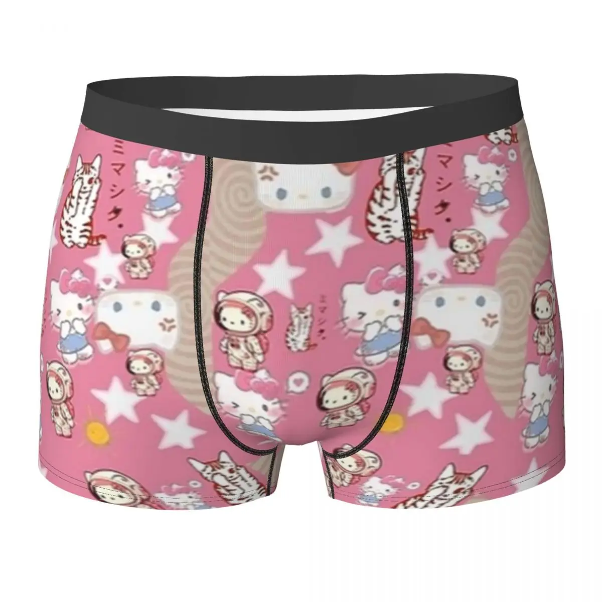 Hello Kitty, милое нижнее белье с героями мультфильмов, модные мужские трусы-боксеры с принтом, подарок на день рождения
Hello Kitty, милое нижнее белье с героями мультфильмов, модные мужские трусы-боксеры с принтом, подарок на день рождения